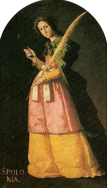 Francisco de Zurbaran archangel st, gabriel. oil painting picture